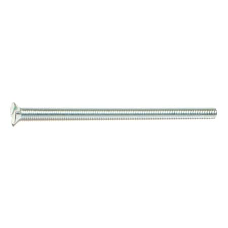 Midwest Fastener #10-32 x 3-1/2 in Slotted Flat Machine Screw, Zinc Plated Steel, 15 PK 68287